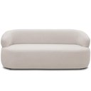 Ver imagem 5 de Sofá 2 Lugares Living Orgânico Sala de Estar 140cm Conka F05 Veludo Bege - Mpozenato