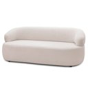 Ver imagem 1 de Sofá 2 Lugares Living Orgânico Sala de Estar 140cm Conka F05 Veludo Bege - Mpozenato