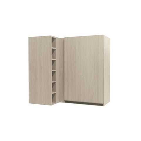 Armário Aéreo Canto Reto de Cozinha 1 Porta 6 Nichos 98cm Maxxi Kappesberg