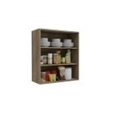 Ver imagem 2 de Armário de Cozinha Aéreo 80cm 2 Portas com Vidro G765 Maxxi Kappesberg - Nogal