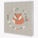 Ver imagem 1 de Adesivo Envelopamento Guarda-Roupa 2mx2m Raposinha