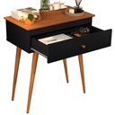 Ver imagem 2 de Aparador Buffet Penteadeira Europa Pés Madeira- Preto Freijó