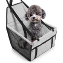 Ver imagem 2 de Cadeirinha Assento Pet Carro Transporte Cão Gato Cinza