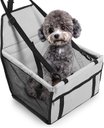 Ver imagem 2 de Cadeirinha Assento Pet Carro Transporte Cão Gato Cinza