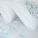 Ver imagem 3 de Jogo de Cama Queen 300 Fios Blue Daisy - Buddemeyer Estampado
