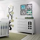 Ver imagem 2 de Cômoda de Bebê 4 Gavetas 1 Porta Selena Carolina Baby