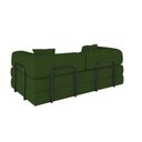 Ver mais imagens de Sofá Cama Colchão de Espuma À Vácuo Compactair Sala Balaqui - Verde