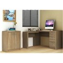 Ver imagem 2 de Ambiente para Home Office 03 Peças Amêndoa - Tecno Mobili