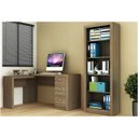 Ver imagem 3 de Ambiente para Home Office 03 Peças Amêndoa - Tecno Mobili