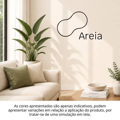 Tinta Acrílica Standard Fosco 18L Cor Areia Antimofo Baixo Odor Durín