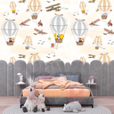 Ver imagem 3 de Papel de Parede Infantil Bichinho Balão Avião 1m²