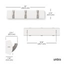 Ver imagem 7 de Flip 3 - Cabideiro de Parede com 3 Ganchos Branco