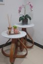 Ver imagem 2 de Kit 2 Mesas Laterais Decorativas Clara
