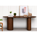 Ver imagem 1 de Aparador Orgânico 180cm em Madeira Tauari com Base Oval Scarlet Oona Design Castanho