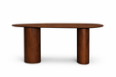 Ver imagem 2 de Aparador Orgânico 180cm em Madeira Tauari com Base Oval Scarlet Oona Design Castanho