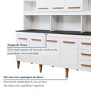 Ver mais imagens de Cozinha Completa em MDP com 7 Portas e 3 Gavetas Atenas