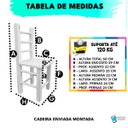 Ver imagem 2 de Cadeira Cadeirinha Infantil de Madeira Maciça Colorida Restente