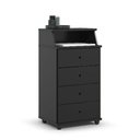 Ver imagem 2 de Mesa de Cabeceira Luxo Ii New Preto – Ej Móveis