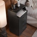 Ver imagem 3 de Mesa de Cabeceira Luxo Ii New Preto – Ej Móveis
