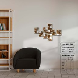 Conexões Geométricas - Quadros ou Placas Modulares com 9 Peças - 2