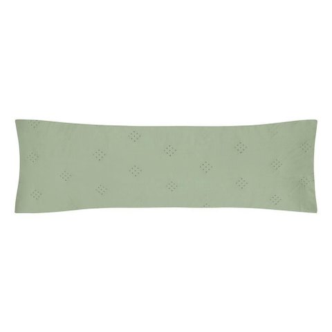 Porta Travesseiro Body Pillow Altenburg Ultrawave Anarruga Verde