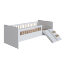 Ver imagem 3 de Cama Montessoriana de Solteiro com Escada e Escorrega Linha Affetto Aft010 Branco