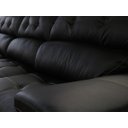 Ver mais imagens de Sofá Retrátil e Reclinável de Couro Queen - 3,60M - Preto