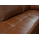 Ver imagem 5 de Sofá de Couro Canto Marrocos 2 Lugares com Chaise Direita - Conhaque com Brilho