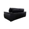 Sofá Retrátil e Reclinável de Couro Filipinas - 2,60M - Preto - 6