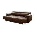 Ver imagem 5 de Sofá Retrátil e Reclinável de Couro Filipinas - 2,60M - Marrom Bicolor