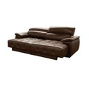 Ver imagem 4 de Sofá Retrátil e Reclinável de Couro Filipinas - 2,60M - Marrom Bicolor