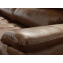 Ver imagem 7 de Sofá Retrátil e Reclinável de Couro Filipinas - 2,60M - Marrom Bicolor