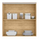 Ver imagem 3 de Armário de Cozinha Aéreo 80cm 2 Portas Minsk K02 Freijó/soft - Mpozenato