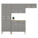 Ver imagem 1 de Kit Cozinha Nala 4 Peças Freijó Gris - Kits Paraná