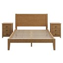 Ver imagem 1 de Cama Queen 2 Mesas de Cabeceira 3 Gavetas Madeira Taeda Freijo Festra