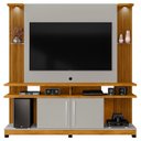 Ver imagem 1 de Estante Painel para Tv 55 Pol 180cm com Led York Naturalle/off - Bechara