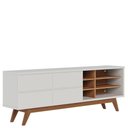 Ver imagem 2 de Rack Bancada Noronha 1.8 com Mesa de Centro Jeri Off White Matte Freijó e Aparador Riviera Freij