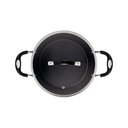 Ver imagem 5 de Caçarola Tramontina Mônaco Induction Alumínio Revestimento Antiaderente Starflon Preto 24 Cm 4,5 L T