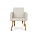 Ver imagem 1 de Poltrona Couro Couríno Para Salão – Balaqui Decor Cor:Courino Bege