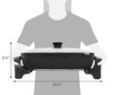 Ver imagem 3 de Elite Gourmet Eg6203 Frigideira Elétrica Extra Profunda 10,5qt Preto