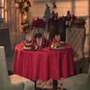 Ver imagem 1 de Toalha de Mesa Karsten Retangular 6 Lugares Celebration Rainha Sissi