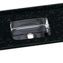 Ver imagem 3 de Tampo para Pia de Cozinha Rorato Mármore Sintético com Cuba em Inox 150x55cm Preto