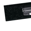 Ver imagem 2 de Tampo para Pia de Cozinha Rorato Mármore Sintético com Cuba em Inox 150x55cm Preto