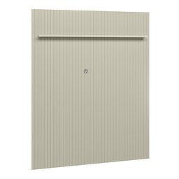 Painel Ripado Uno para Tv até 65 Polegadas 1 Prateleira Off White - 2