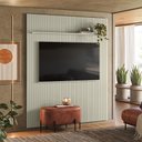 Ver imagem 1 de Painel Ripado Uno para Tv até 65 Polegadas 1 Prateleira Off White