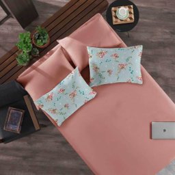 Jogo de Cama Portallar Solteiro Flor de Lotus - 1