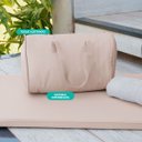 Ver imagem 3 de Bolsa Baú Térmica Multiuso Impermeável Pequena 8 Litros Nude