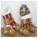 Ver imagem 4 de Kit 2 Enfeites de Porta Maçaneta Natal Biscoito Natalino