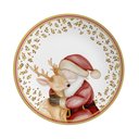 Ver imagem 1 de Conjunto de Pratos de Sobremesa 06 Peças Abraço de Natal Alleanza