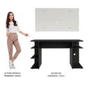 Ver mais imagens de Mesa para Computador Gamer Madesa 9409 e Painel para Tv até 50 Polegadas - Preto/branco